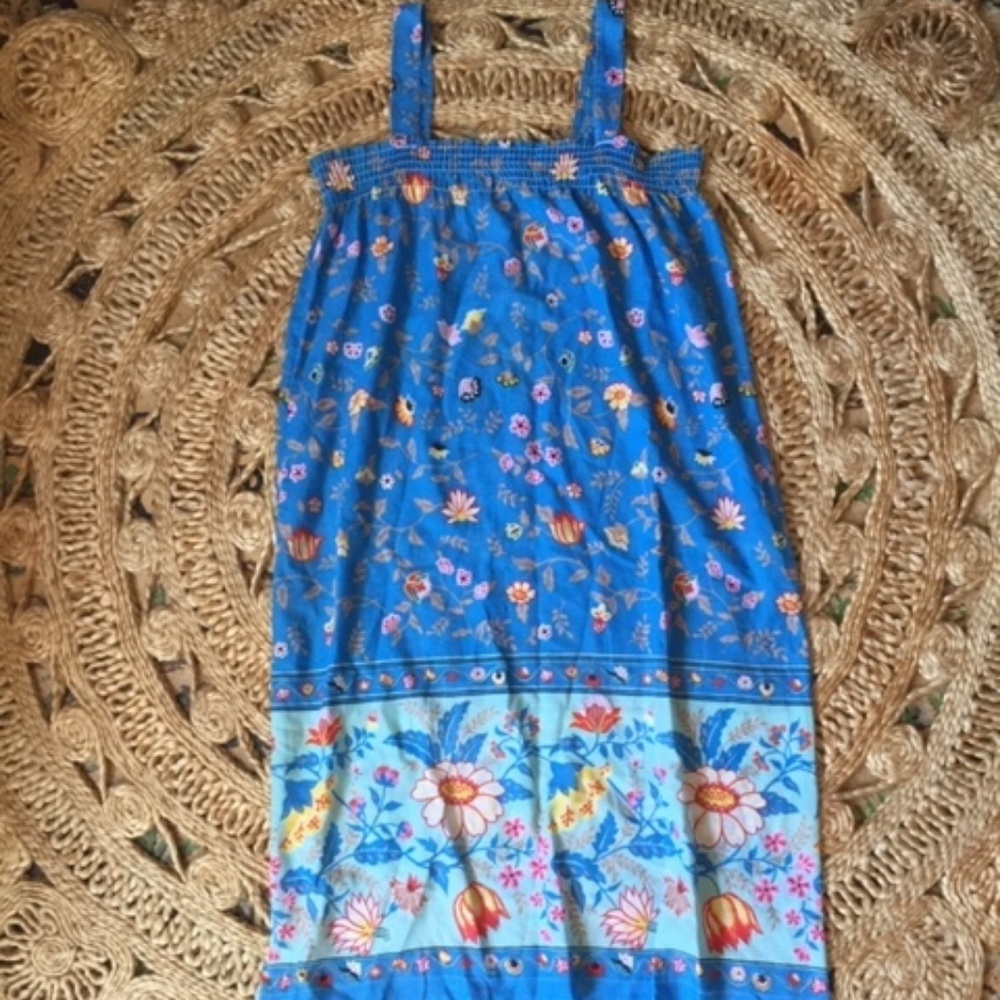 Vintage Floral Maxi Dress